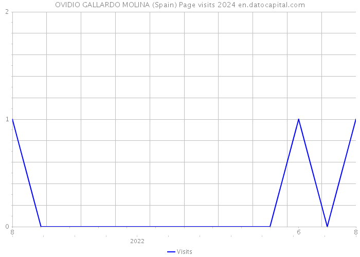 OVIDIO GALLARDO MOLINA (Spain) Page visits 2024 