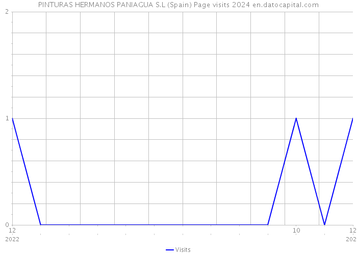 PINTURAS HERMANOS PANIAGUA S.L (Spain) Page visits 2024 