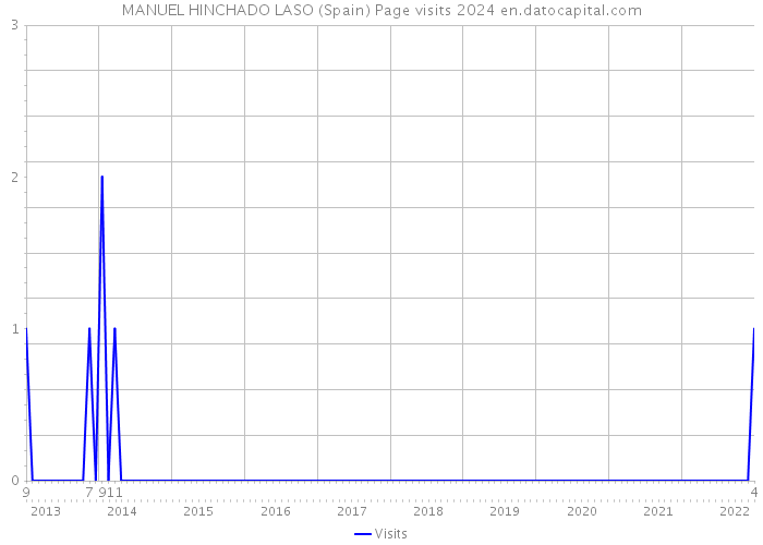 MANUEL HINCHADO LASO (Spain) Page visits 2024 