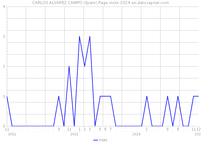 CARLOS ALVAREZ CAMPO (Spain) Page visits 2024 