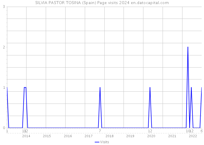 SILVIA PASTOR TOSINA (Spain) Page visits 2024 