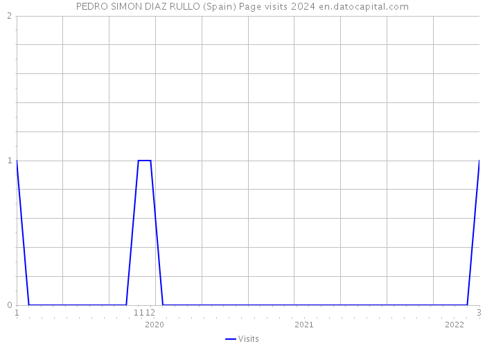 PEDRO SIMON DIAZ RULLO (Spain) Page visits 2024 