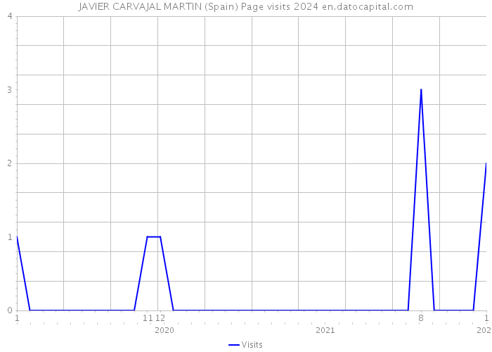 JAVIER CARVAJAL MARTIN (Spain) Page visits 2024 