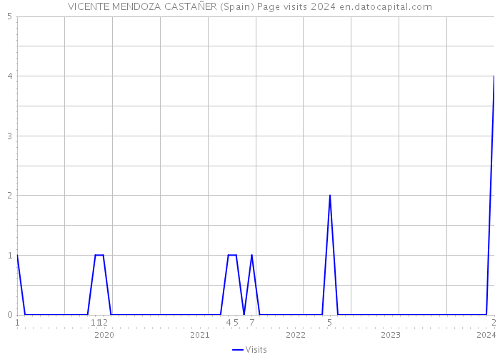 VICENTE MENDOZA CASTAÑER (Spain) Page visits 2024 