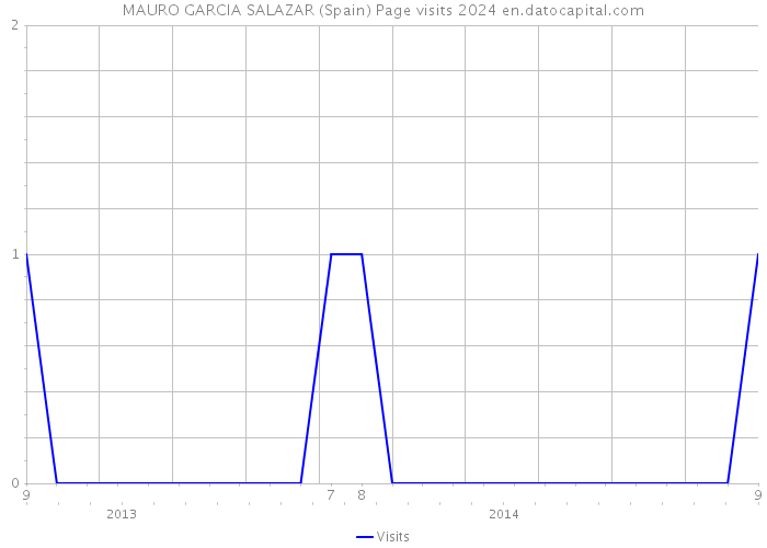 MAURO GARCIA SALAZAR (Spain) Page visits 2024 