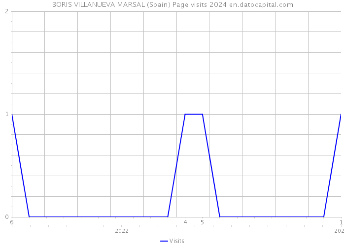 BORIS VILLANUEVA MARSAL (Spain) Page visits 2024 