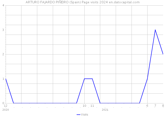 ARTURO FAJARDO PIÑEIRO (Spain) Page visits 2024 