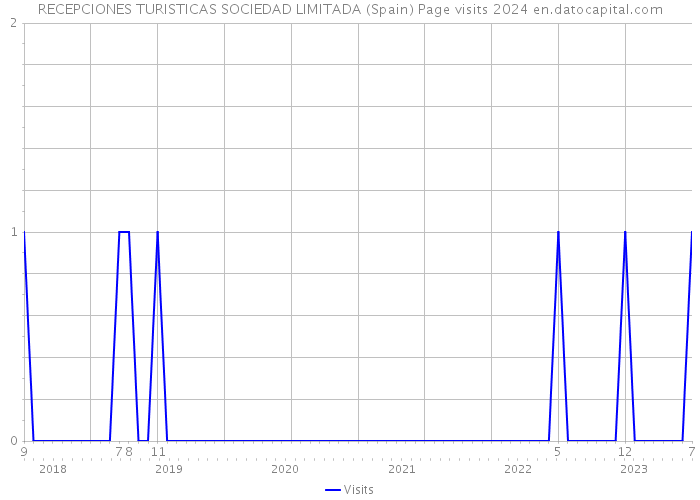 RECEPCIONES TURISTICAS SOCIEDAD LIMITADA (Spain) Page visits 2024 