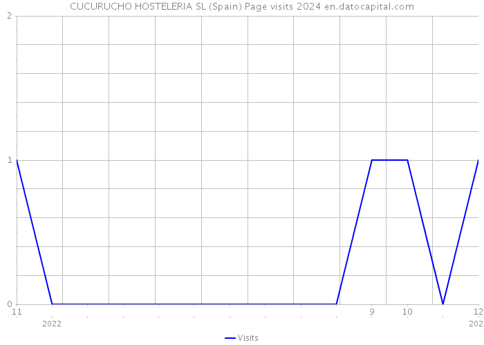 CUCURUCHO HOSTELERIA SL (Spain) Page visits 2024 