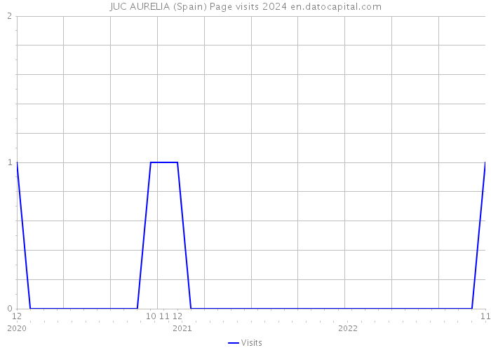 JUC AURELIA (Spain) Page visits 2024 