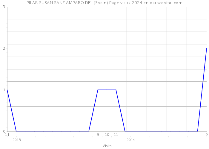 PILAR SUSAN SANZ AMPARO DEL (Spain) Page visits 2024 