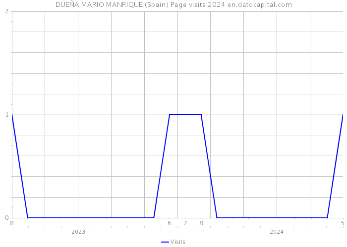 DUEÑA MARIO MANRIQUE (Spain) Page visits 2024 