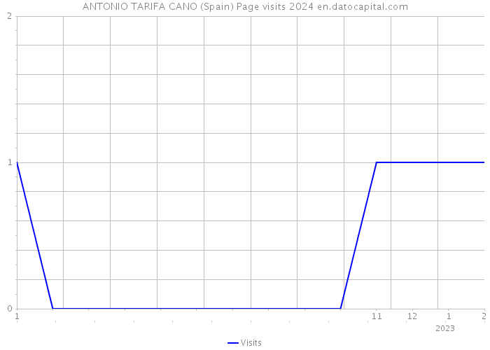 ANTONIO TARIFA CANO (Spain) Page visits 2024 