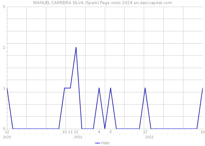 MANUEL CARREIRA SILVA (Spain) Page visits 2024 