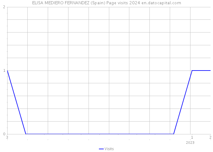 ELISA MEDIERO FERNANDEZ (Spain) Page visits 2024 