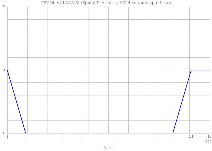 GECOL MALAGA SL (Spain) Page visits 2024 