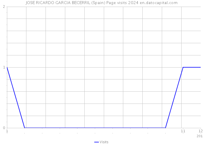 JOSE RICARDO GARCIA BECERRIL (Spain) Page visits 2024 