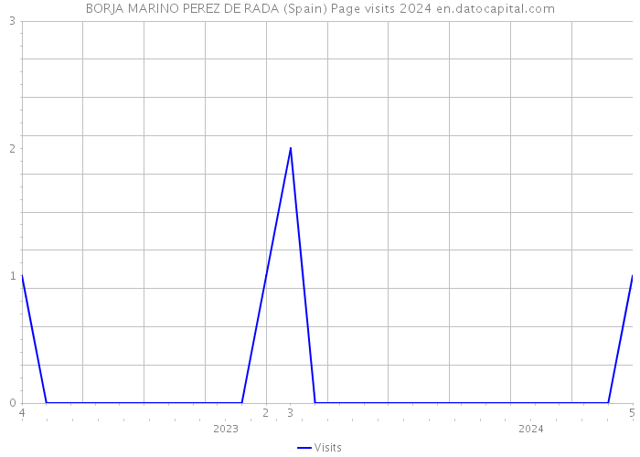 BORJA MARINO PEREZ DE RADA (Spain) Page visits 2024 