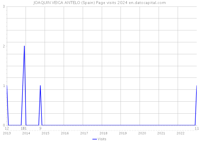 JOAQUIN VEIGA ANTELO (Spain) Page visits 2024 