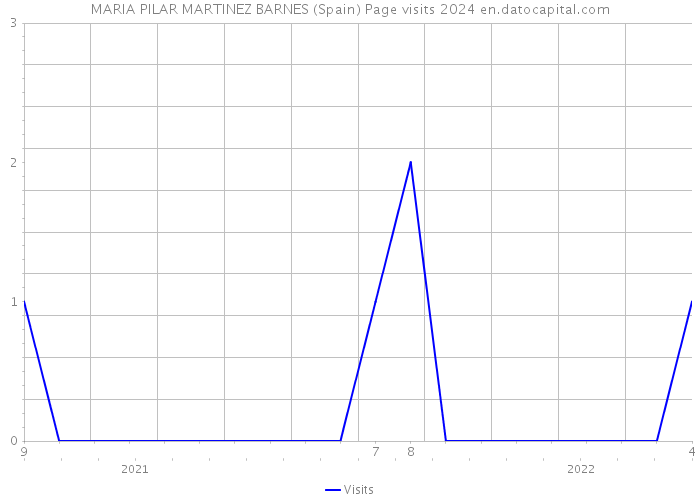 MARIA PILAR MARTINEZ BARNES (Spain) Page visits 2024 