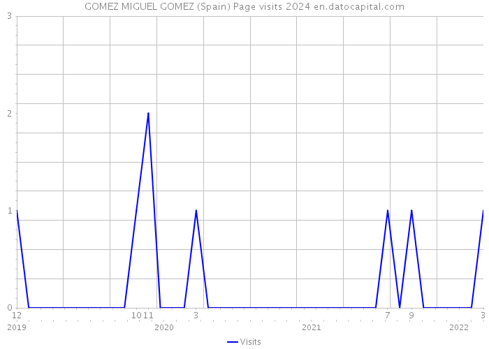 GOMEZ MIGUEL GOMEZ (Spain) Page visits 2024 