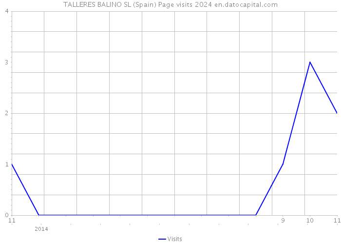 TALLERES BALINO SL (Spain) Page visits 2024 