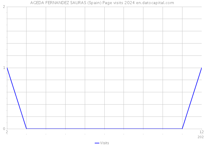 AGEDA FERNANDEZ SAURAS (Spain) Page visits 2024 