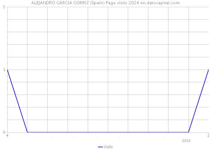 ALEJANDRO GARCIA GORRIZ (Spain) Page visits 2024 