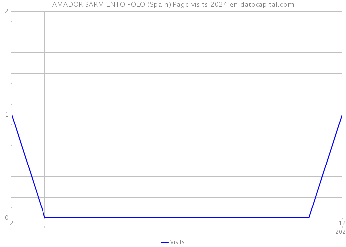 AMADOR SARMIENTO POLO (Spain) Page visits 2024 