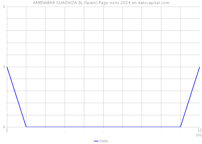 AMENABAR GUADAIZA SL (Spain) Page visits 2024 