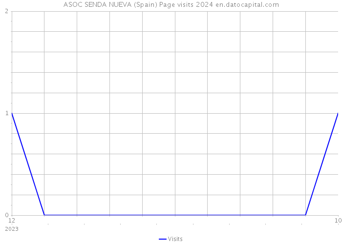 ASOC SENDA NUEVA (Spain) Page visits 2024 