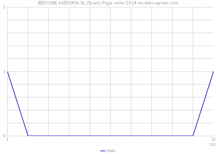 BEDOSBE ASESORIA SL (Spain) Page visits 2024 
