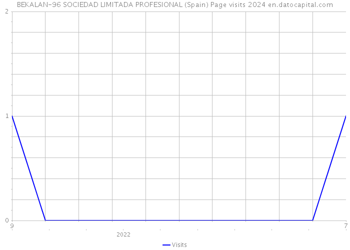 BEKALAN-96 SOCIEDAD LIMITADA PROFESIONAL (Spain) Page visits 2024 