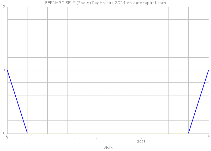 BERNARD BELY (Spain) Page visits 2024 