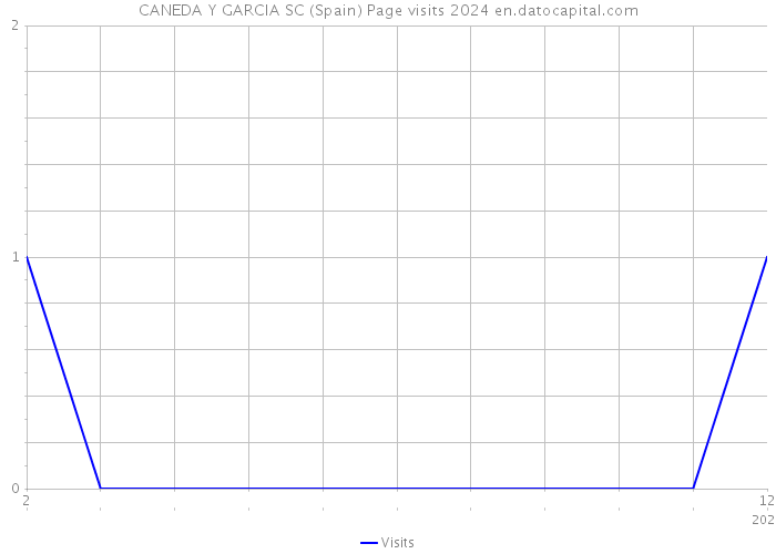 CANEDA Y GARCIA SC (Spain) Page visits 2024 