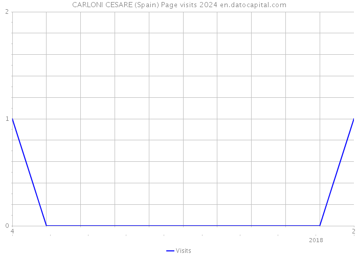 CARLONI CESARE (Spain) Page visits 2024 