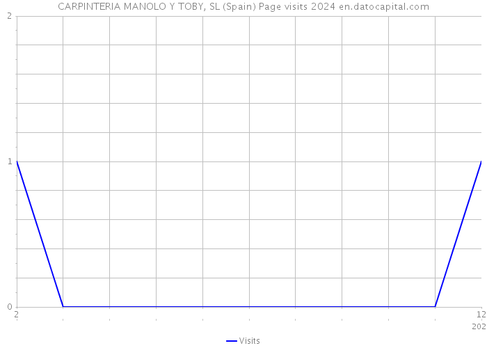 CARPINTERIA MANOLO Y TOBY, SL (Spain) Page visits 2024 