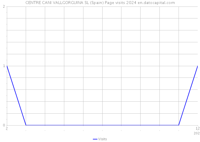 CENTRE CANI VALLGORGUINA SL (Spain) Page visits 2024 