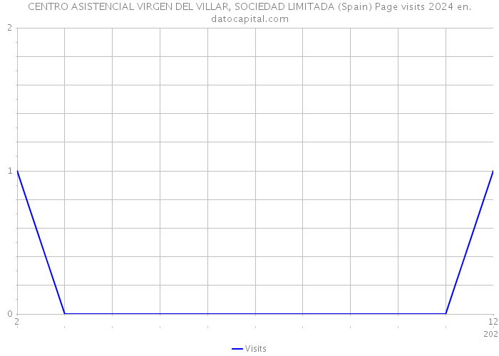 CENTRO ASISTENCIAL VIRGEN DEL VILLAR, SOCIEDAD LIMITADA (Spain) Page visits 2024 