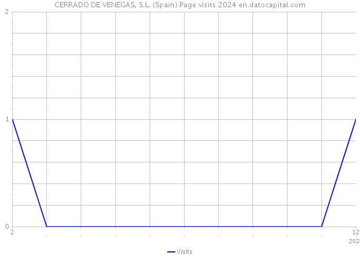 CERRADO DE VENEGAS, S.L. (Spain) Page visits 2024 