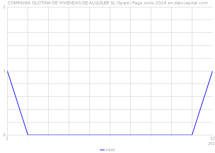 COMPANIA OLOTINA DE VIVIENDAS DE ALQUILER SL (Spain) Page visits 2024 