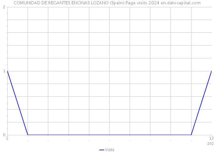 COMUNIDAD DE REGANTES ENCINAS LOZANO (Spain) Page visits 2024 