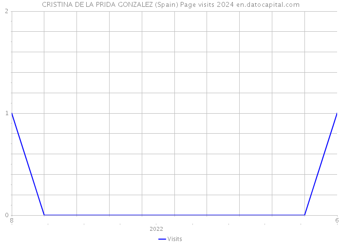 CRISTINA DE LA PRIDA GONZALEZ (Spain) Page visits 2024 