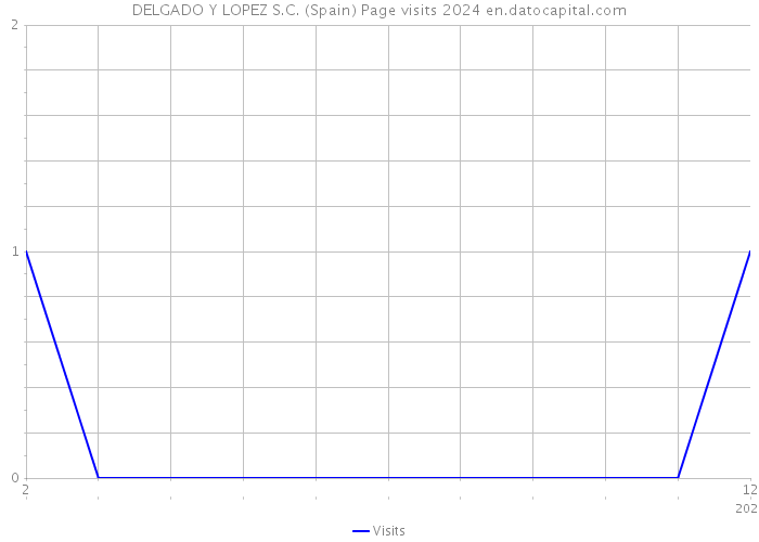 DELGADO Y LOPEZ S.C. (Spain) Page visits 2024 