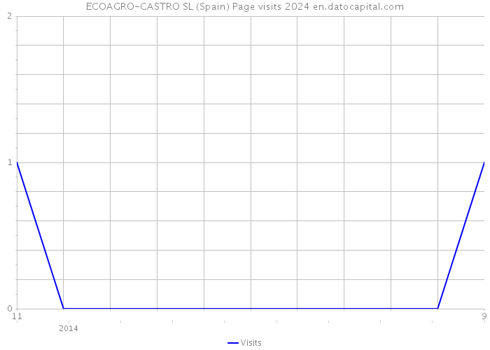 ECOAGRO-CASTRO SL (Spain) Page visits 2024 