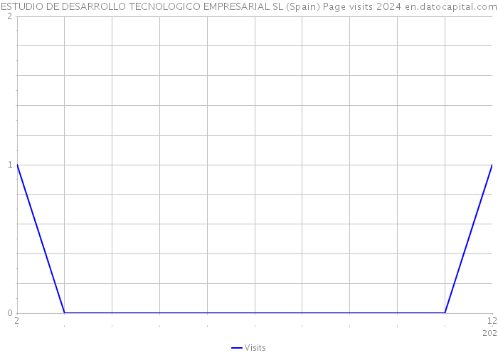 ESTUDIO DE DESARROLLO TECNOLOGICO EMPRESARIAL SL (Spain) Page visits 2024 