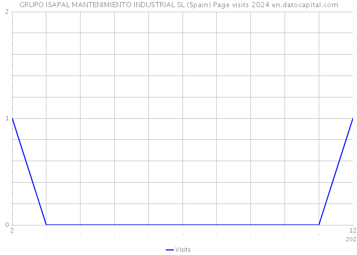 GRUPO ISAPAL MANTENIMIENTO INDUSTRIAL SL (Spain) Page visits 2024 