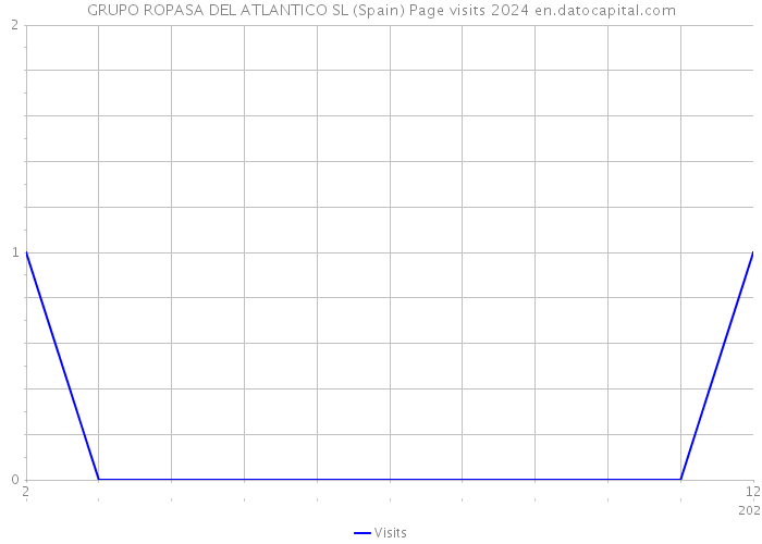 GRUPO ROPASA DEL ATLANTICO SL (Spain) Page visits 2024 