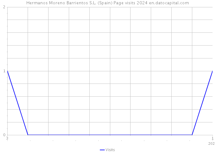 Hermanos Moreno Barrientos S.L. (Spain) Page visits 2024 