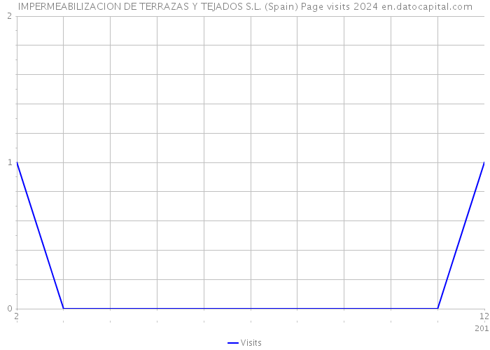 IMPERMEABILIZACION DE TERRAZAS Y TEJADOS S.L. (Spain) Page visits 2024 